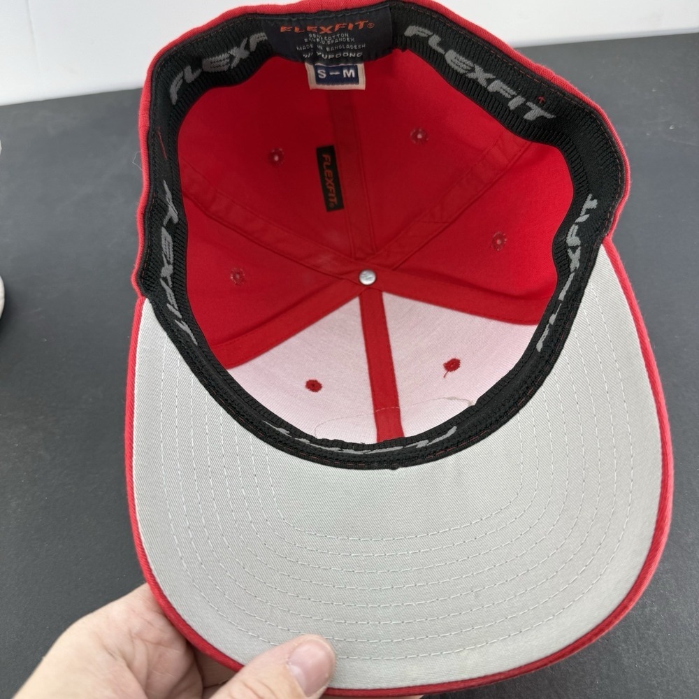 Pixar's Turning Red Logo Hat Exclusive Flexfit Embroidered Hat Small Medium - Picture 5 of 7